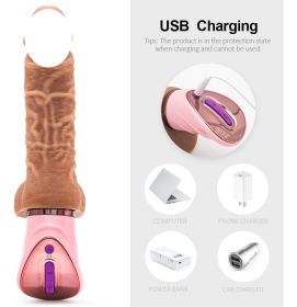 Silicone Soft Penis;  Sucker And Vibrator Remote Control 7 vibration modes; thrusting Dil-do toy for Women with 8 Vibrating Modes Silicone Dil-do Vibr