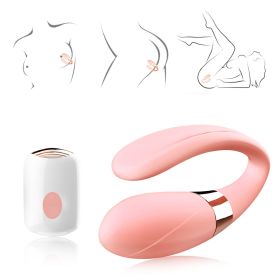 Wireless Remote Vibrators G Spot U Shape Stimulator Sex Toys for Couple Resonance Vibrator Adult Masturbator Remote U-Shape Wearable Powerful Low-Nois