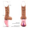 Silicone Soft Penis;  Sucker And Vibrator Remote Control 7 vibration modes; thrusting Dil-do toy for Women with 8 Vibrating Modes Silicone Dil-do Vibr