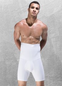 High Waist ShaperMen Push Up Shaper For Gentlemen (Option: White-L)