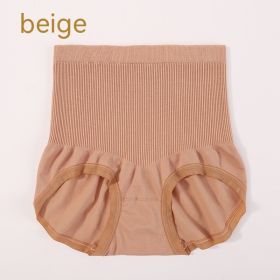 High Waist Bow Traceless Lace Briefs (Option: 6636 Beige Brown-Standard Size)