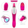 Fashion Sexy G Spott Female massage jacket2 in 1 Clitorial Stimulation Rose Shape toy for Women Funny Suction  Licking Toys Women Suck Clitorial Sucki