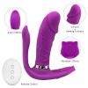 Adult Toy for Women Pleasure Licking Wearable Vibrator Smooth Flexible Silicone Wireless Remote Control Vibrating USB Rechargeable Massager for Woman