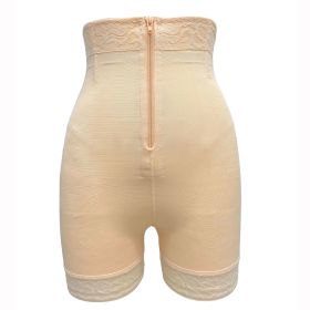 Women's High Waist Shaping Shaping Pants (Option: Skin Color-XL)