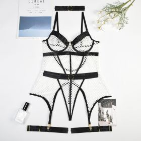 Women's Hot One-piece Sexy Lingerie (Option: White-M)