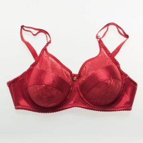 Silicone Prosthesis Breast Artificial Breast Bra (Option: red-36 80D)