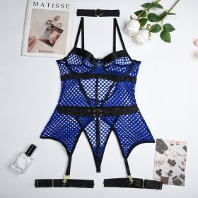 Women's Hot One-piece Sexy Lingerie (Option: Blue-M)